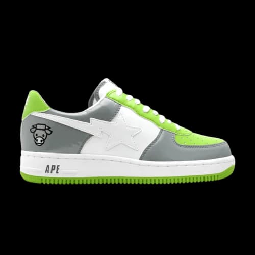 Bapesta FS-001 Low 'Grey Green'
