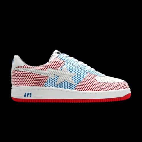 Bapesta FS-001 Low 'Red Blue'