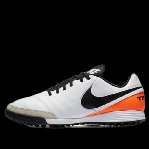 Nike Tiempo Genio II Leather Turf 'White Orange Black'