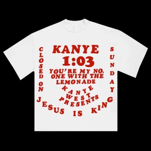 Cactus Plant Flea Market x Kanye West For JIK Tee III 'White'