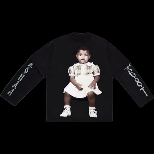 Kanye West Donda Chicago Listening Party Double-Sleeve T-Shirt 'Black'
