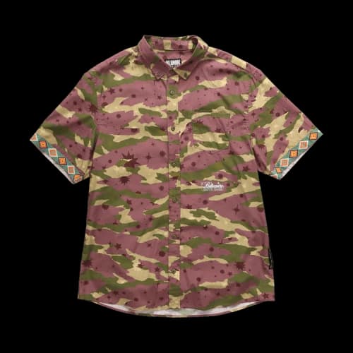 Billionaire Boys Club Java Short-Sleeve Woven 'Olive Branch'