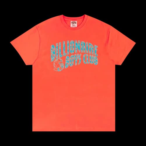 Billionaire Boys Club Cracked Arch Short-Sleeve Tee 'Hot Coral'