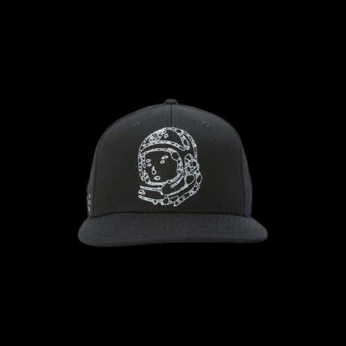 Billionaire Boys Club Helmet Crack Snapback Hat 'Black'
