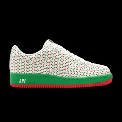 Bapesta FS-001 Low 'Green Red Polka Dots'