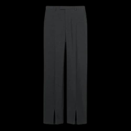 Gucci Oversize Low Waist Wool Pants 'Grey' (Women's)