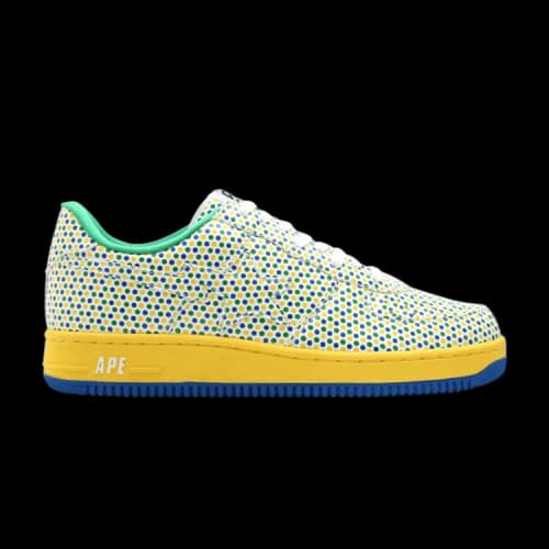 Bapesta FS-001 Low 'Yellow Blue Green Polka Dots'
