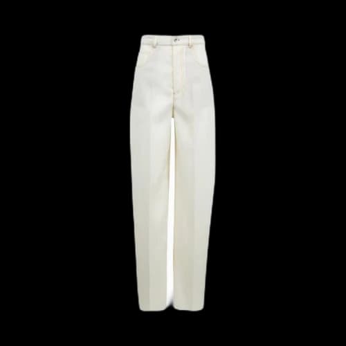 Bottega Veneta Wide Leg Trouser 'Dove'