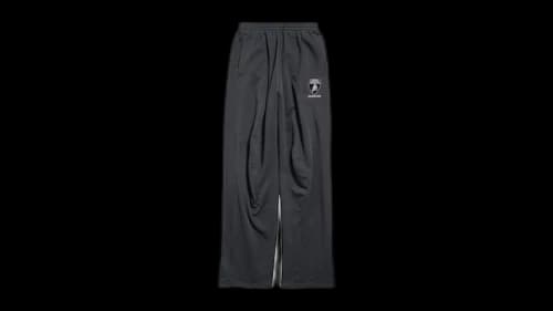 Balenciaga Automobil Lamborghini Oversized Pants Black Faded