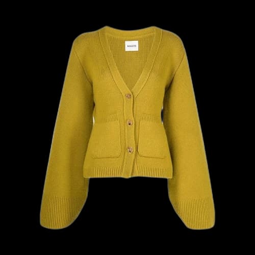 Khaite Scarlet Cardigan 'Absinthe'