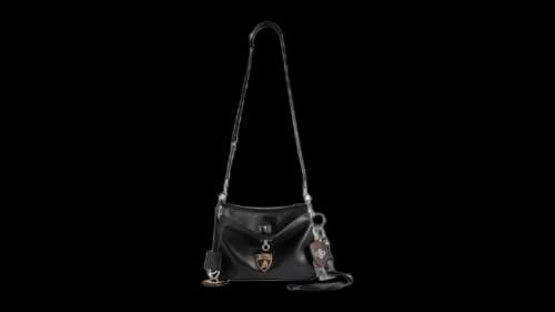 Balenciaga Automobil Lamborghini Rodeo Messenger Small Bag Black