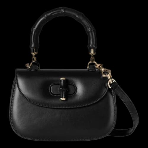 Gucci Bamboo 1947 Handle Bag Small 'Black' (Women's)