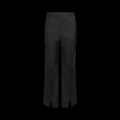 Gucci Oversize Low Waist Petite Fit Wool Pant 'Medium Grey'