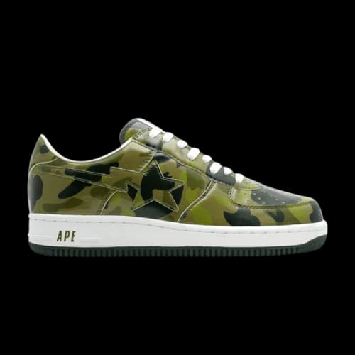 Bapesta FS-001 Low 'Green Camo'