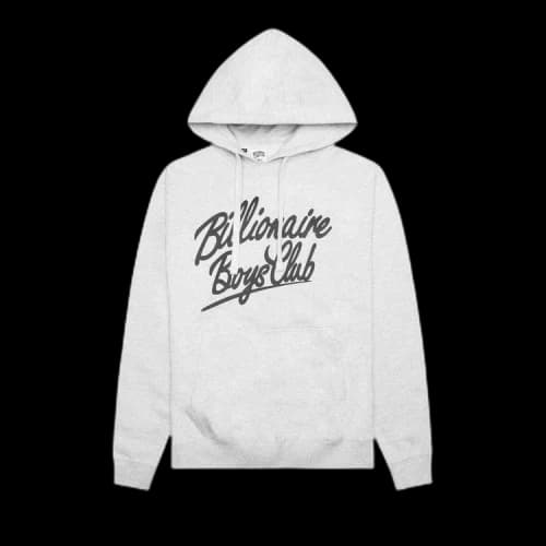 Billionaire Boys Club Script Hoodie 'Heather Grey'