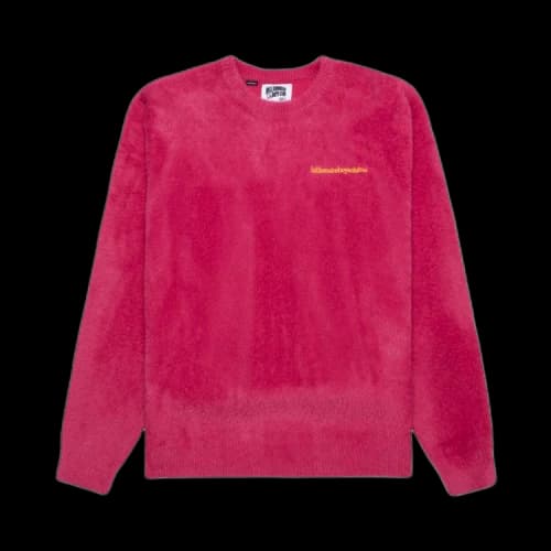 Billionaire Boys Club Fuzz Crewneck 'Carmine'
