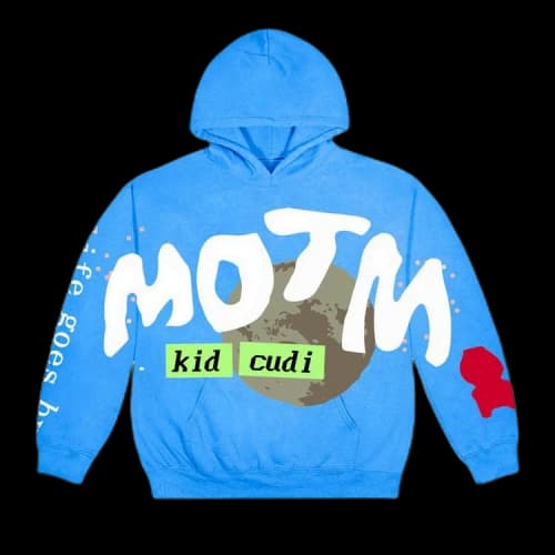 Cactus Plant Flea Market x Kid Cudi For MOTM III Life Goes By Hoodie 'Blue'