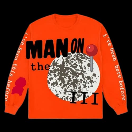 Cactus Plant Flea Market x Kid Cudi For MOTM III Return 2 Madness Long-Sleeve Tee 'Orange'
