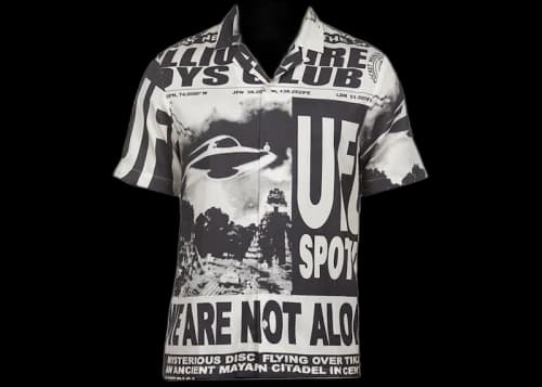 Billionaire Boys Club UFO Short Sleeve Woven Shirt White