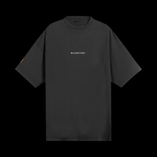 Balenciaga Oversized T-Shirt 'Faded Washed Black'