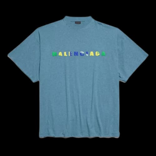 Balenciaga International T-Shirt 'Blue'