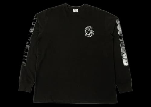 Billionaire Boys Club Gouache Helmet Long Sleeve Tee Black