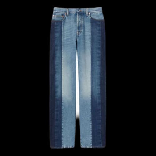Gucci Baggy Denim Pans Petite Fit 'Blue Light Blue' (Women's)