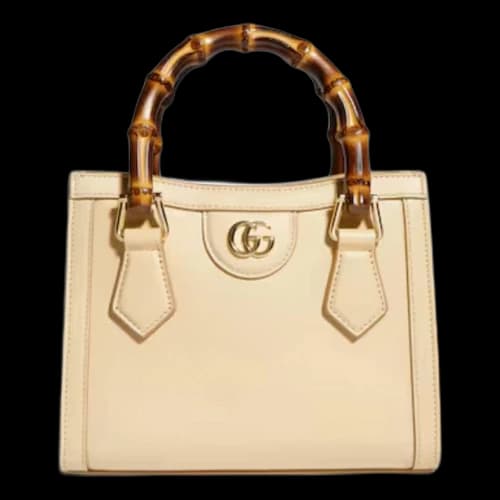 Gucci Diana Small Tote Bag 'Light Yellow' (Women's)