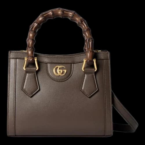 Gucci Diana Small Tote Bag 'Dark Taupe' (Women's)