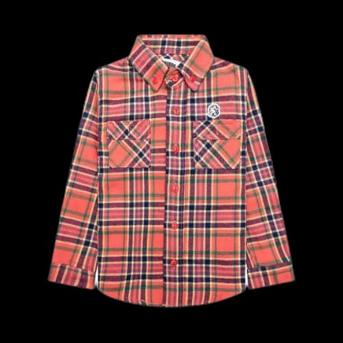 Billionaire Boys Club Kids Heart Long-Sleeve Woven Shirt 'Virtual Pink'