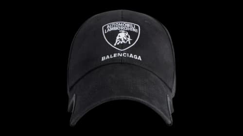 Balenciaga Automobil Lamborghini Cap Black