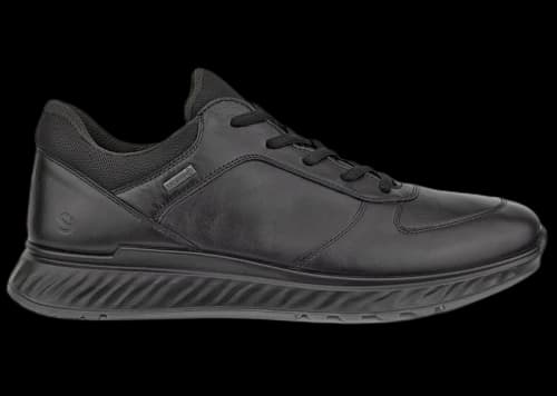 Ecco Exostride Leather Gore-Tex Black