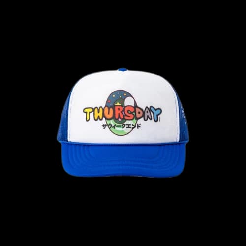 The Weeknd x Mr. Thursday Trucker Hat Blue