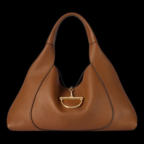 Gucci Softbit Maxi Shoulder Bag 'Brown' (Women's)