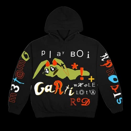 Cactus Plant Flea Market x Playboi Carti Whole Lotta Red M3tamorphosis Hoodie 'Black'