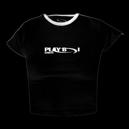 Playboi Carti IAM Baby Tee 2 'Black'