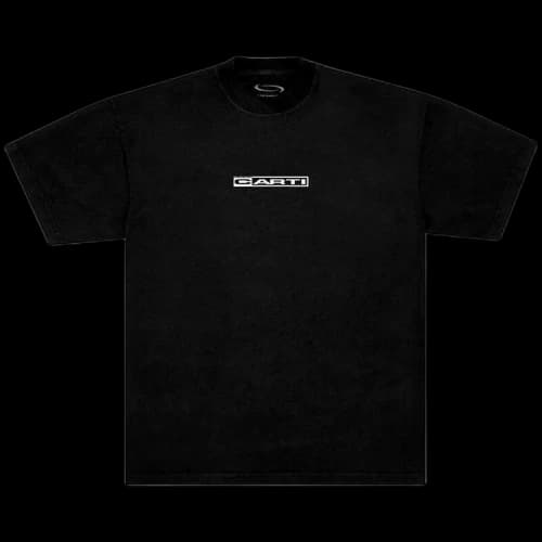 Playboi Carti IAM Silver Disc Tee 'Black'