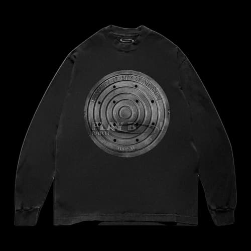 Playboi Carti IAM Manhole Cover Long Sleeve 'Black'