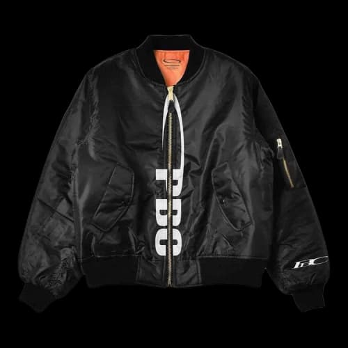 Playboi Carti IAM Swoosh Logo Bomber 'Black'