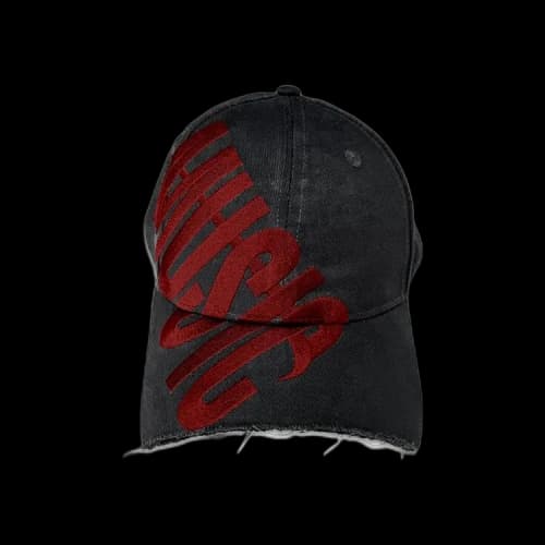 Playboi Carti IAM Red Music Logo Hat 'Black'