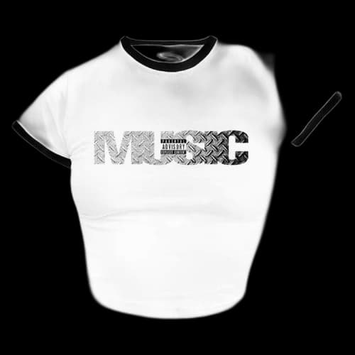 Playboi Carti IAM Baby Tee 3 'White'