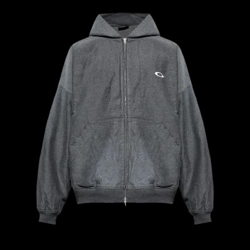 Balenciaga Trompe L'Oeil Hoodie 'Anthracite'