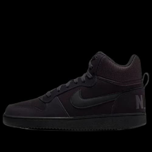 Nike Court Borough Mid Black