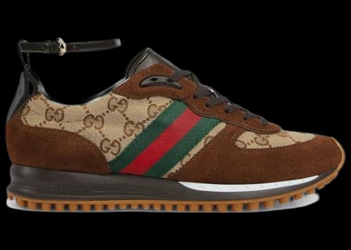 Gucci Re-Motion Sneaker GG Canvas Beige Dark Brown (Women's)