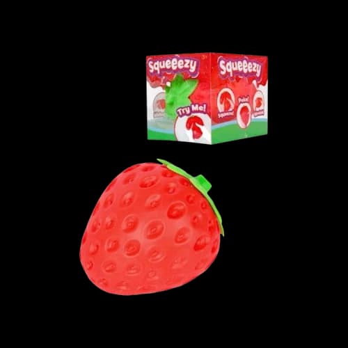 Sunny Days Squeezy Strawberry Sensory Fidget Toy 'Red'