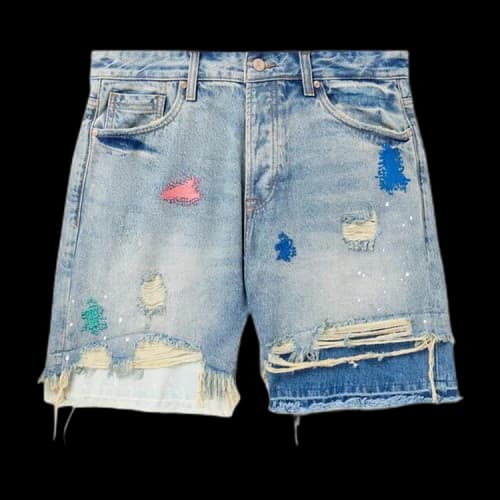 Billionaire Boys Club Horizon Jean Shorts 'Blue Glow'