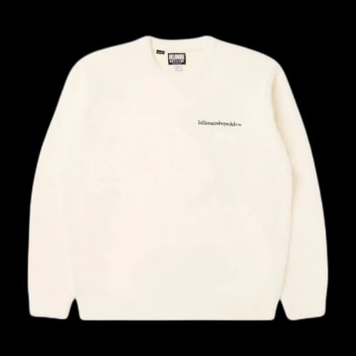 Billionaire Boys Club Fuzz Sweatshirt 'Whisper White'