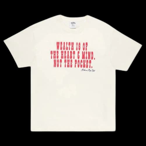 Billionaire Boys Club Mantra T-Shirt 'Whisper White'
