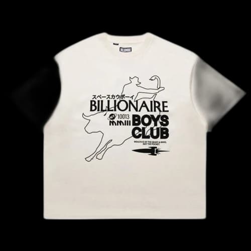 Billionaire Boys Club Rodeo T-Shirt (Cropped Fit) 'Whisper White'