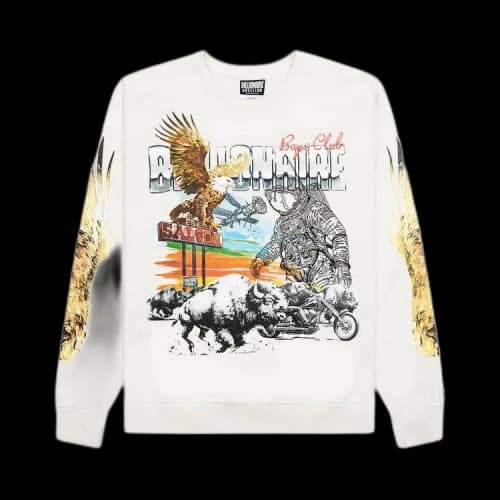 Billionaire Boys Club Desert Eagle Sweatshirt 'Whisper White'